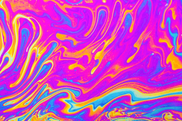 Sfondo Psichedelico Multicolore Astratto Colori Arcobaleno Sfondo Modelli Foto Macro — Foto Stock