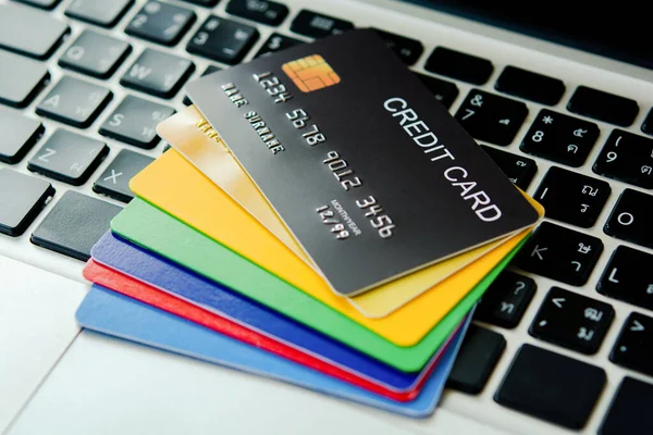 Credit Card Payment Online Payment Online Store Credit Card Online — Stock Photo, Image