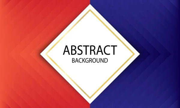 Géométrique Abstrait Avec Fond Triangle Illustration Vectoriel Dessin Rouge Bleu — Image vectorielle