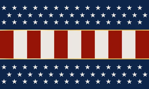 Usa Independence Day Banner Background Vector — Stockvektor