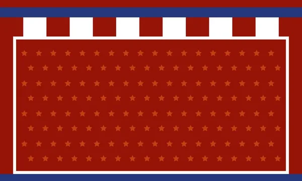 Independence Day Striped Background Red Blue Lines Stars Illustration Vecto — Stockový vektor