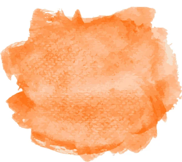 Abstract Watercolor Hand Painted Background Orange Stain Color Shades Paint — Image vectorielle