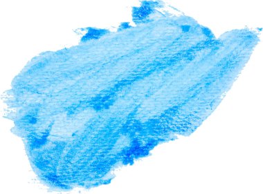 Mavi renkli vektör el, suluboya sıvı leke çizmiş. Soyut su lekeleri karalama damlası resimleme duvar kağıdını lekeler