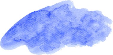 Mavi renkli vektör el, suluboya sıvı leke çizmiş. Soyut su lekeleri karalama damlası resimleme duvar kağıdını lekeler