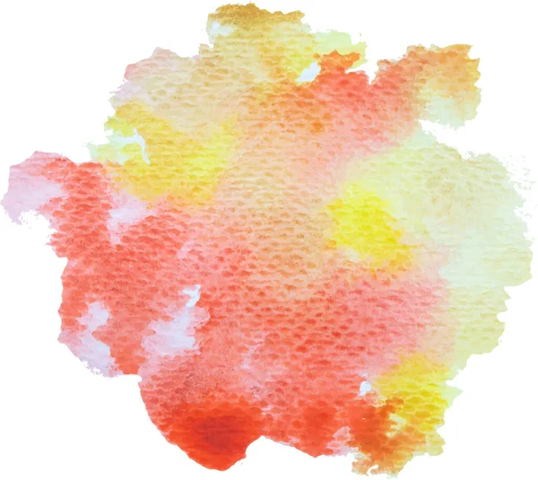 Abstract Geïsoleerde Kleurrijke Vector Aquarel Plons Grunge Element Voor Papier — Stockvector