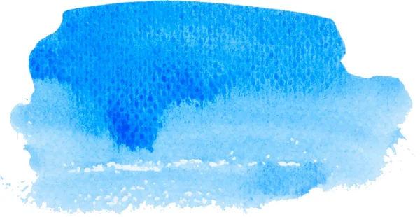 Color Azul Vector Dibujado Mano Acuarela Mancha Líquida Abstracto Aqua — Archivo Imágenes Vectoriales