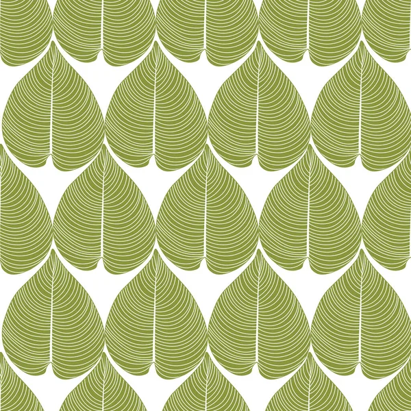Leaf Wallpaper Luxury Nature Leaves Pattern Design Golden Banana Leaf — Stock Vector