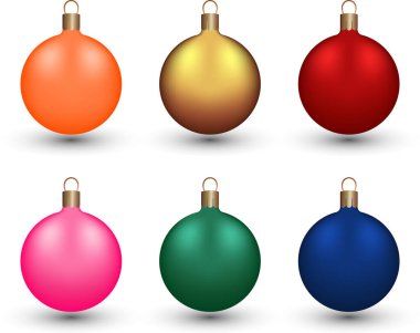 Christmas balls. Christmas vector decorations vector