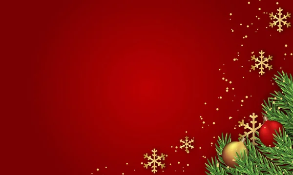Neujahr Und Weihnachten Hintergrund Vecto — Stockvektor