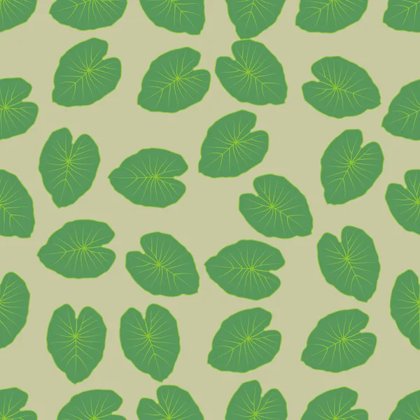 Seamless Green Birch Leaves Vector — Image vectorielle