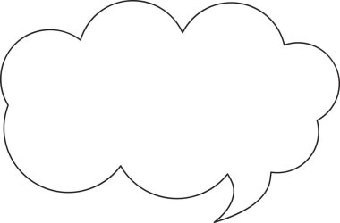 chat message bubble speech dialog text commen