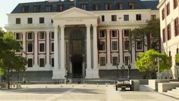 Cape Town South Africa 2022 Január Dél Afrikai Parlament Kiégett — Stock videók