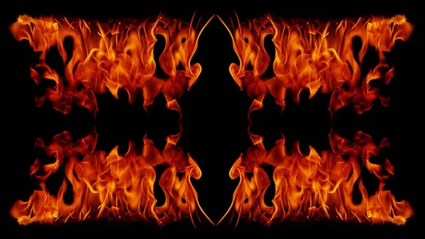 Flame Flame Texture Strange Shape Fire Background Flame Meat Burned — Stock Photo, Image