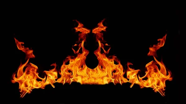 Flame Flame Texture Strange Shape Fire Background Carne Llama Que —  Fotos de Stock