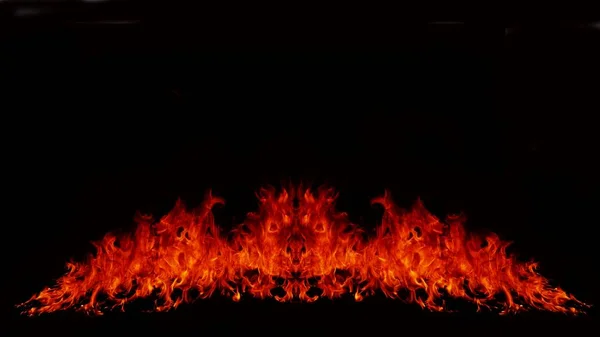 Flame Flame Texture Strange Shape Fire Background Flame Meat 스토브나 — 스톡 사진