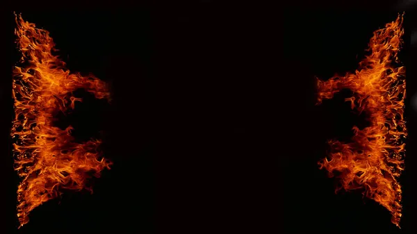 Пламя Текстуры Пламени Странной Формы Огненный Фон Мясо Пламени Которое Лицензионные Стоковые Изображения