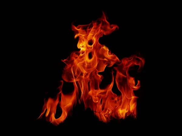 Flame Flame Texture Strange Shape Fire Background Flame Meat 스토브나 — 스톡 사진