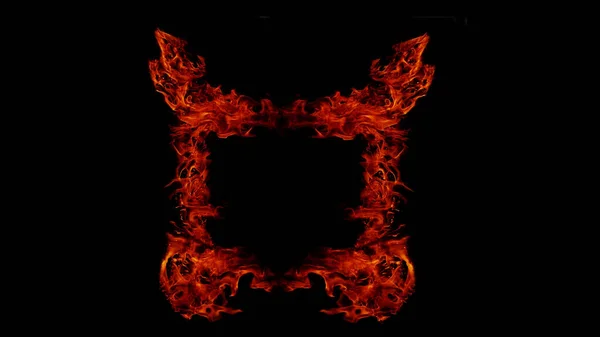 Flame Flame Texture Strange Shape Fire Background Flame Meat Burned — Stock Photo, Image