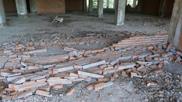 Área Edificios Antiguos Que Han Sido Abandonados Construcción Puede Ser — Foto de Stock