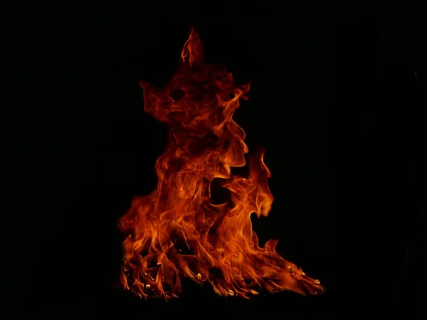 Flame Flame Texture Strange Shape Fire Background Carne Llama Que — Foto de Stock