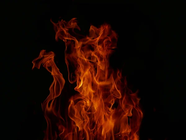 Flame Flame Texture Strange Shape Fire Fundo Carne Chama Queimada — Fotografia de Stock