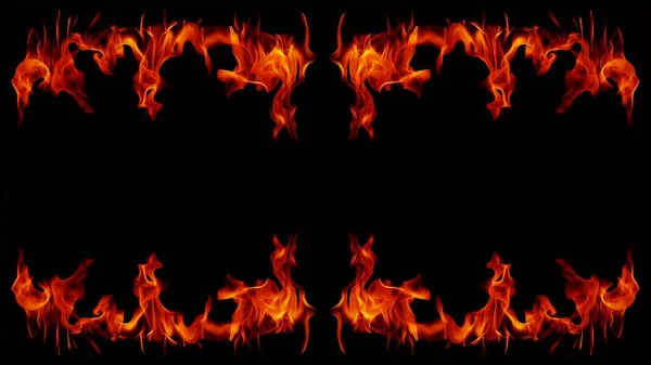 Flame Flame Texture Strange Shape Fire Background Carne Llama Que —  Fotos de Stock