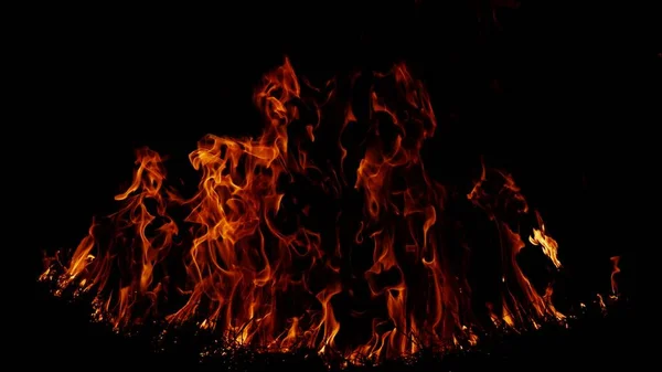 Haystack Πυρκαγιές Νύχτα Άνυδρες Περιοχές Στάχτη Ξέσπασε Και Άνεμος Ήταν — Φωτογραφία Αρχείου