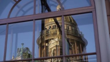 Petersburg 'daki Saint Isaacs Katedrali. Ortodoks Hıristiyanlık Kilisesi Tapınağı.