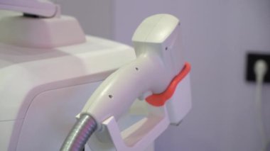 White laser for hair removal and depilation. Cosmetology, cosmetology clinic.