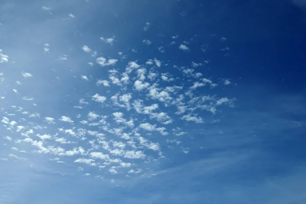 Голубое Небо Облаками Естественный Фон — стоковое фото
