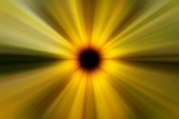 Yellow Radial Background Black Circle Center — Stock Photo, Image