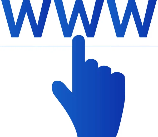 Blue Web Icon Vector Illustration