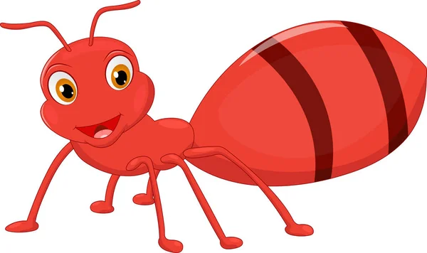 Happy Ant Vector Illustration Graphic — Vector de stock