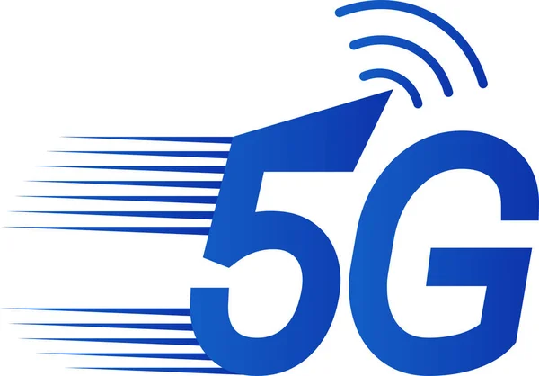 5G Ağ Simgesi Vektör İllüstrasyonu