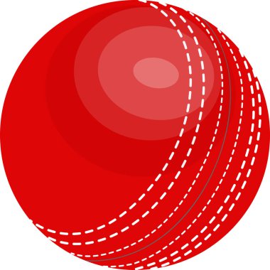 Kriket Topu Vektör Çizimi Grafiksel