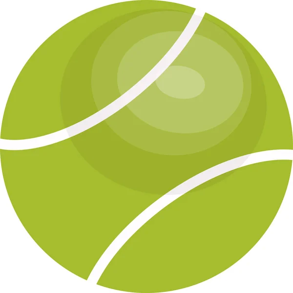 Tenis Topu Vektör İllüstrasyon Grafiği