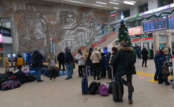 Railway station in Nizhny Novgorod inside — Stockfoto