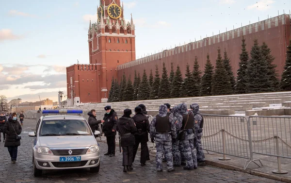 Policía en el Kremlin — Foto de Stock