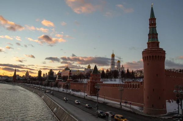 View of the Kremlin from the Moskva River — Stock Photo, Image