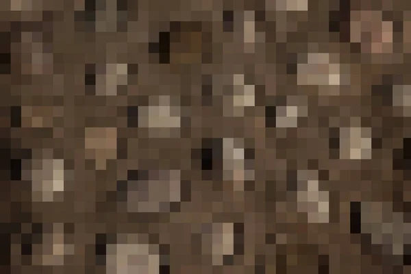 Textura Moderna Abstrata Pixel Leopardo Animais Fundo Moda Formas Marrons — Vetor de Stock