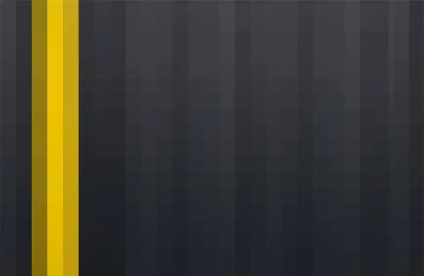 Sarı Çizgili Siyah Karelerin Arka Planı Geometrik Doku Kare Piksellerin — Stok Vektör