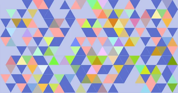 Fond Triangulaire Coloré Partir Tons Violets Autres Couleurs Modèle Avec — Image vectorielle