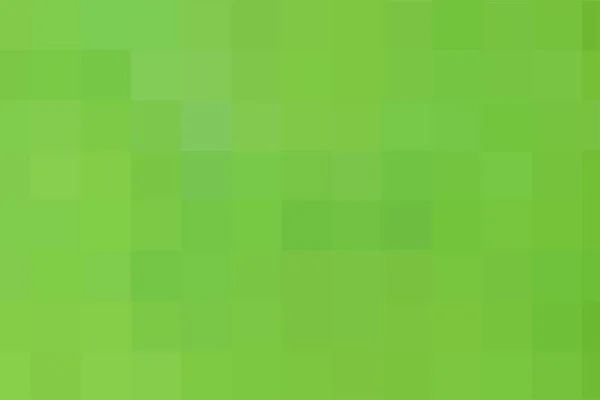 Abstraktní Pixel Světle Zelené Pozadí Vektorová Geometrická Textura Zelených Čtverců — Stockový vektor