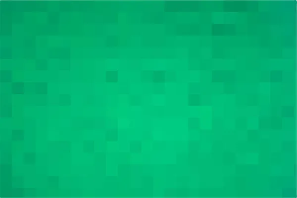 Vektorové zelené pozadí. Geometrická textura ze zelených čtverců. Podklad mozaikových čtverců. Abstraktní zelené pozadí, prostor pro váš design nebo text. Vektorová ilustrace — Stockový vektor