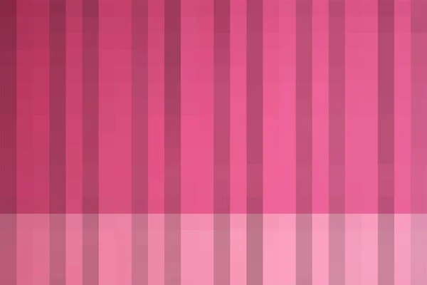 Striped pink background. Texture from light and dark pink vertical lines. Abstract art pattern of square pixels. A backing of mosaic pink squares, space for your design or text. Vector illustration — Stock Vector