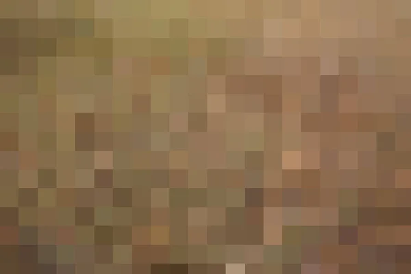 Fondo marrón vectorial. Textura geométrica vectorial de píxeles marrones cuadrados. Un respaldo de cuadros de mosaico para la marca, calendario, tarjeta multicolor, bandera, cubierta, cartel, tarjeta de felicitación, encabezado para el sitio web — Archivo Imágenes Vectoriales