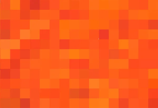 Vektor orange bakgrund från torg. Vacker illustration från orange-gula rutor. Mallen kan användas som höstbakgrund. Textur från orange rutor för affisch, kalender, banner, kort — Stock vektor