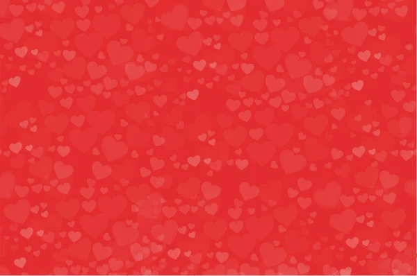 Naadloos patroon van rode harten op rode achtergrond voor Valentijnsdag vector ontwerp voor branding, poster, kalender, kleurrijke kaart, banner, cover, website, post. Vectorillustratie — Stockvector