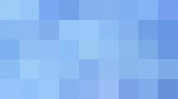 背景はライトブルーの四角形。青い幾何学的質感。正方形の空の青いピクセルのベクトルパターン。ブランディング、カレンダー、カード、バナー、カバー、ウェブサイトのためのモザイクの正方形のバックアップ — ストックベクタ
