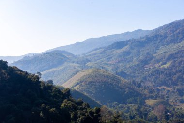 Dağların güzel manzarası